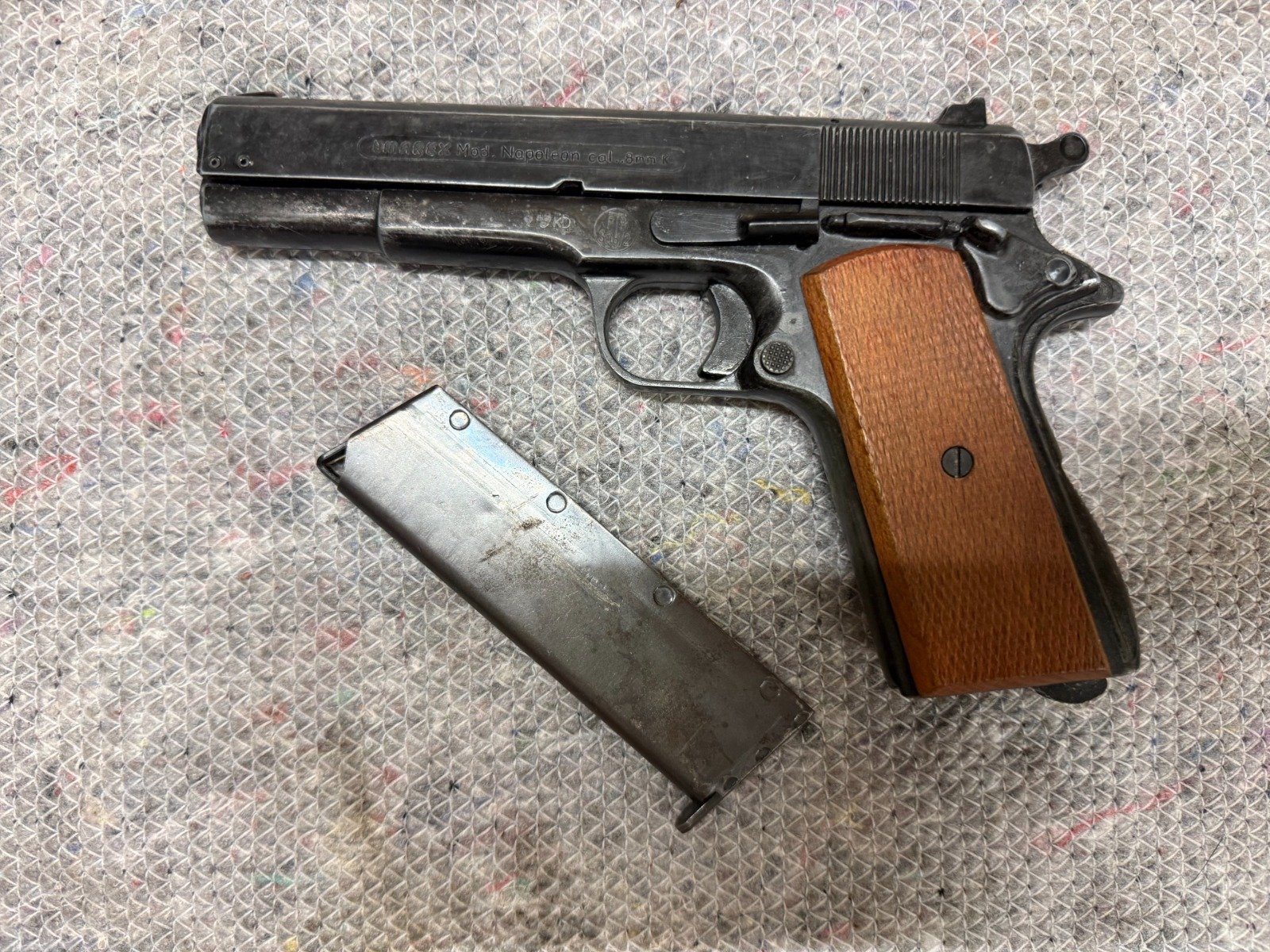 Umarex Napoleon Mod. 1911 | Cal. 8mm K. | PTB 308/2 | Holzgriffschalen – Bild 2