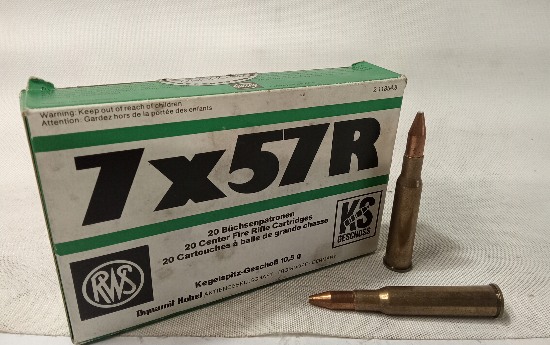 Munition RWS 7x57 R,10,5g KS – Bild 1