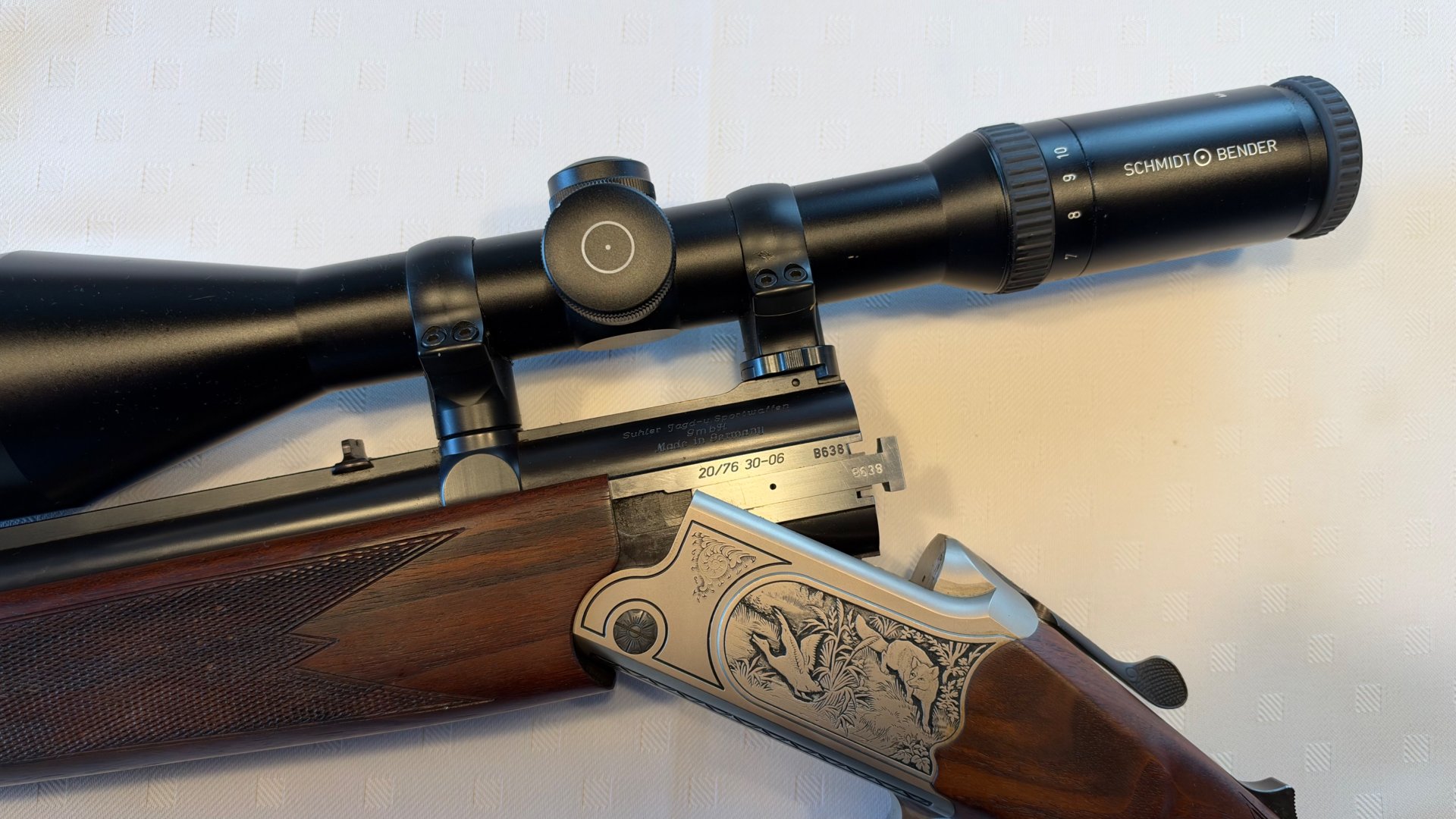 Merkel Bockbüchsflinte 30-06 Spring.und 20/76 mit Optik – Bild 2