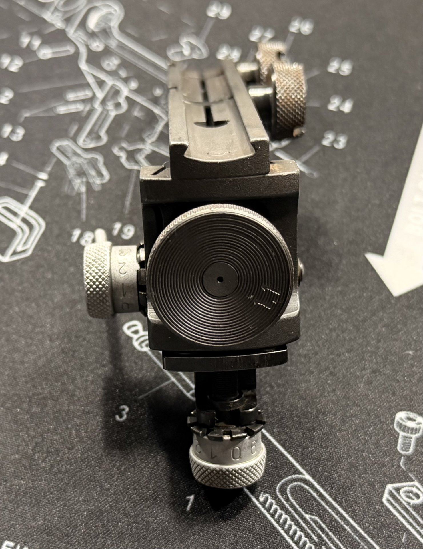 Anschütz – gebrauchtes optisches/mechanisches Zubehörteil aus Nachlass – Modell un – Bild 3