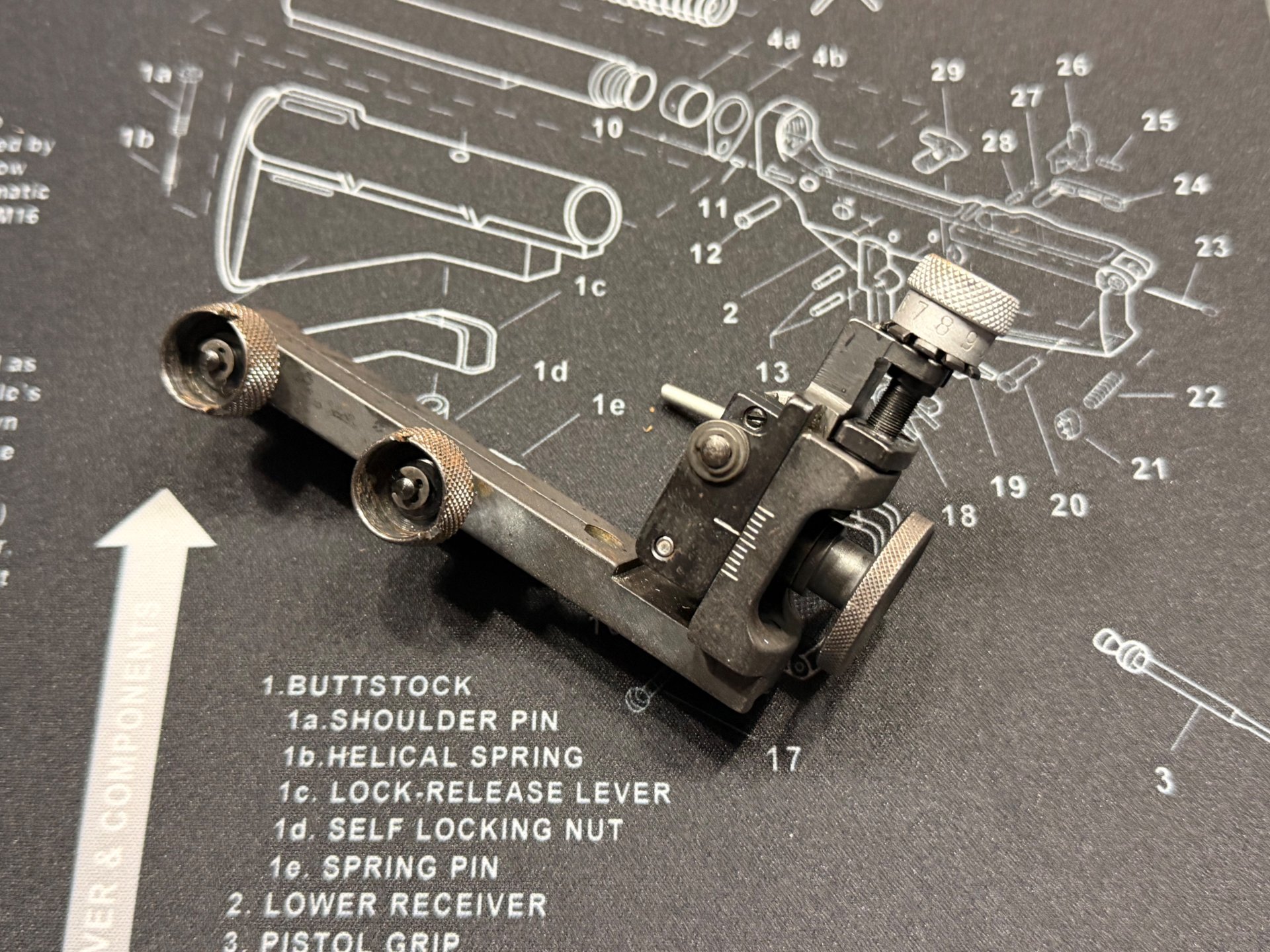 Anschütz – gebrauchtes optisches/mechanisches Zubehörteil aus Nachlass – Modell un – Bild 5