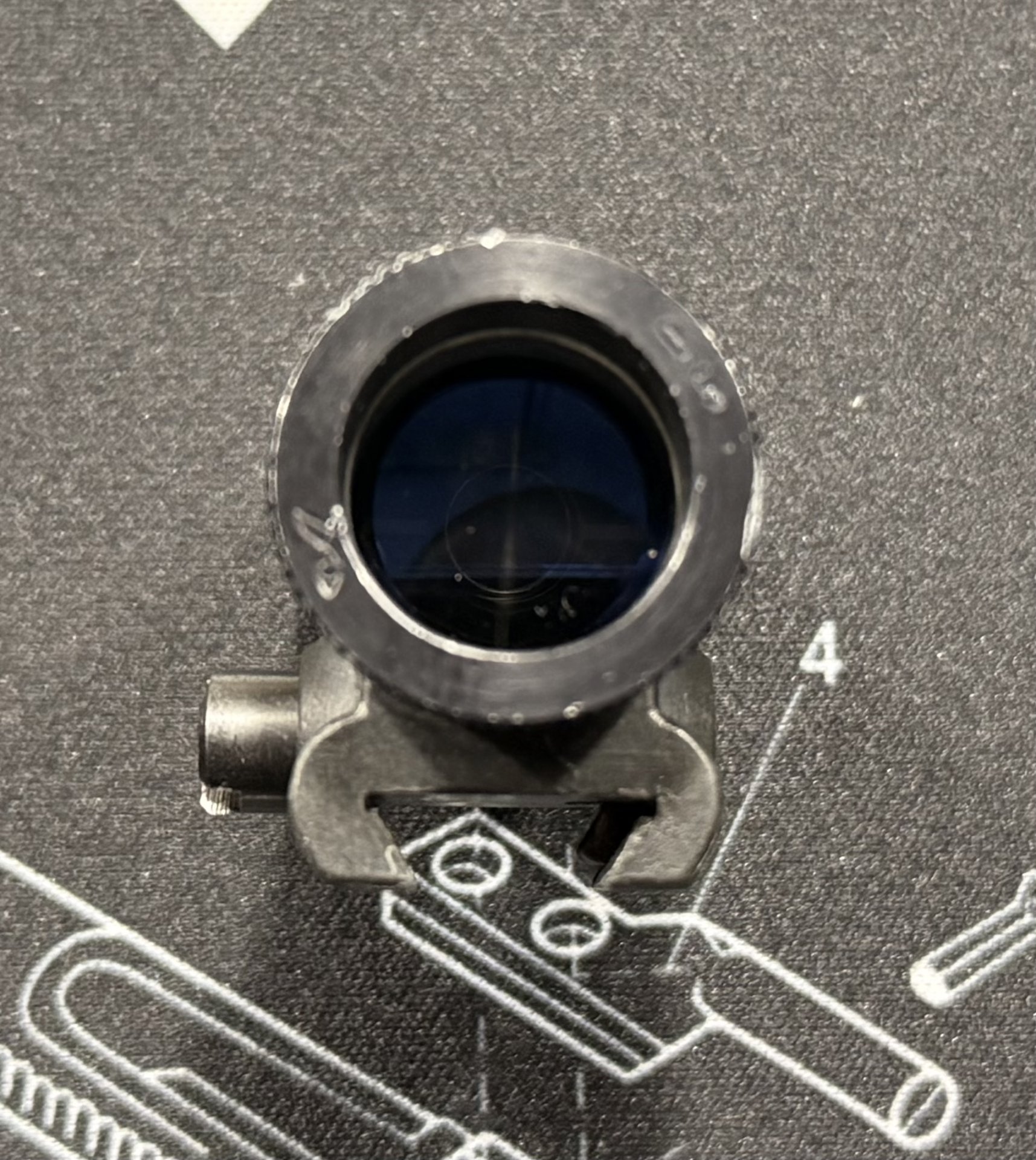 Vermutlich Gehmann – kleines optisches Zubehörteil mit Einstellringen – Modell unbekannt – Bild 2