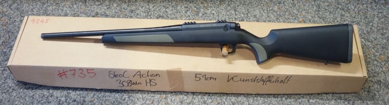 Neuware---Steel Action HS Kunststoff .308Win., 45cm Semi-Weight Lauf mit Gewinde – Bild 3