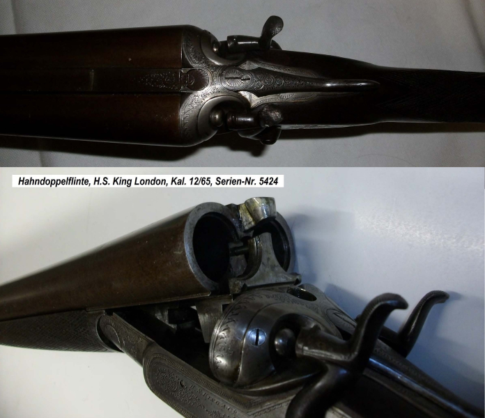 Hahndoppelflinte H.S. King London 12/65 – Bild 3