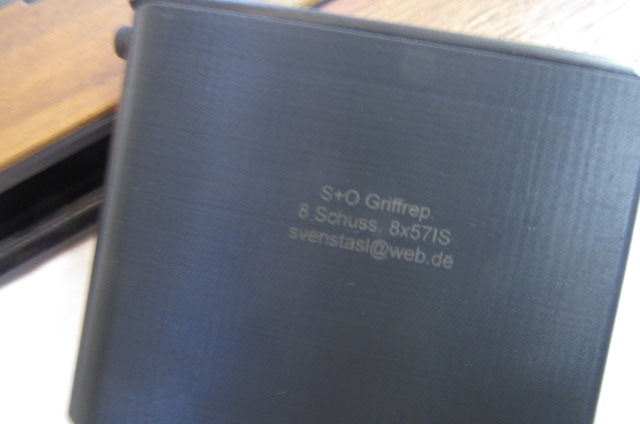 8 Schuss Magazin für Griffrepetierer Sommer & Ockenfuss...Spezialanfertigung...!!! – Bild 2