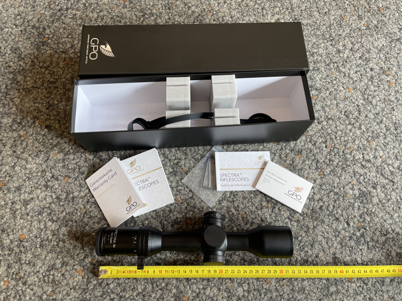 GPO German Precision Optics Spectra 8x 1,6-13x44 Neuheit mit Leuchtabsehen G 4 i – Bild 2