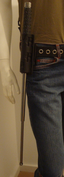 Teleskopschlagstock mit Polymer Holster   – bilde 5