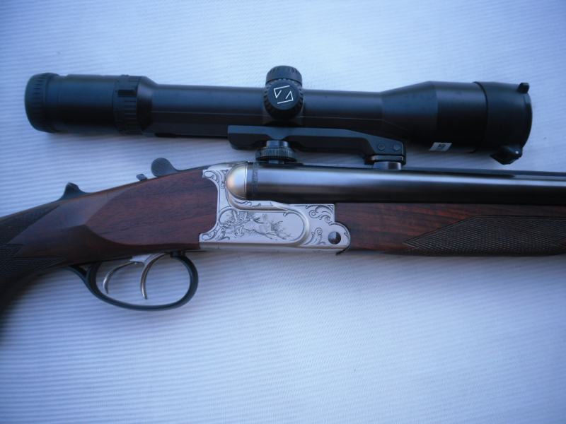 Drilling - Krieghoff Mod. Plus 30.06 & 12/70 mit Schwenkaufnahme und ein Zeiss VM 1,5 X42 – Bild 2