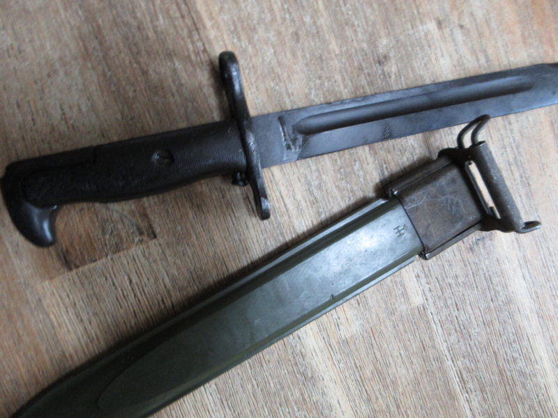 Original US Army Garand M1 Bajonett M7 Scheide M8A1 – Bild 5