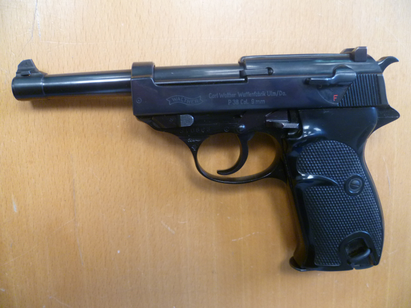 Pistole Walther P.38 Hochglanz 9mm Luger – Bild 2