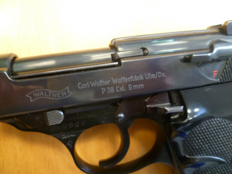 Pistole Walther P.38 Hochglanz 9mm Luger – Bild 4