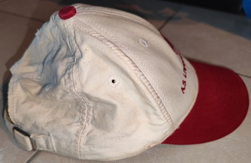 Cap – A.S. Livorno Calcio – Lizenzprodukt – Rot/Beige – mit Lagerspuren – Bild 2