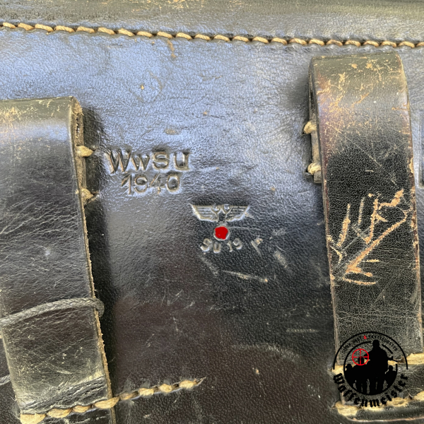 P08 Holster gestempelt WWSU 1940 und SU19 – Bild 4