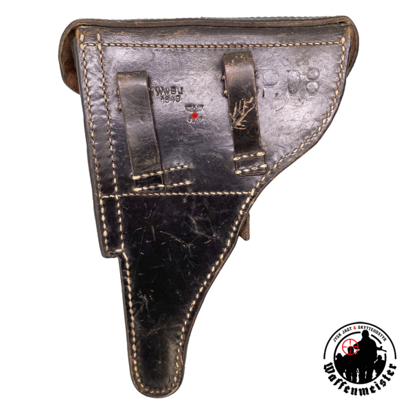 P08 Holster gestempelt WWSU 1940 und SU19 – Bild 2