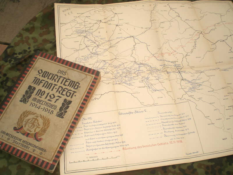 Antiquarisches Buch: Württemb. Infanterie Regiment 127 1914-1918 – Bild 2