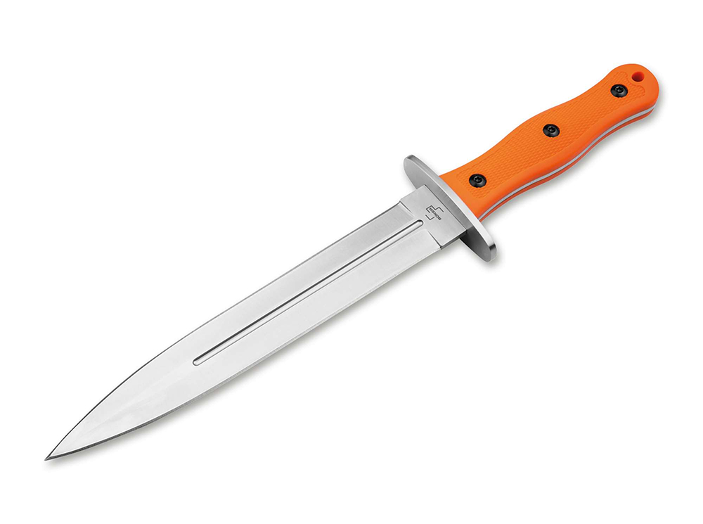 BÖKER PLUS DOLCH 02BP0020 22,9cm Klinge 440C Stahl HL BOAR DAGGER Saufeder Nachsuche Hundeführer – Bild 1