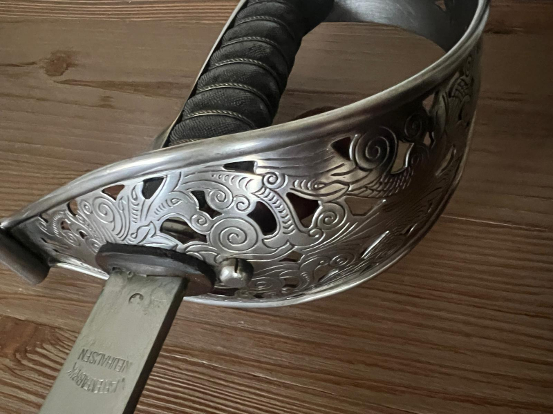 M 1899 Schweizer Kavallerie Offizier Degen. – Bild 2