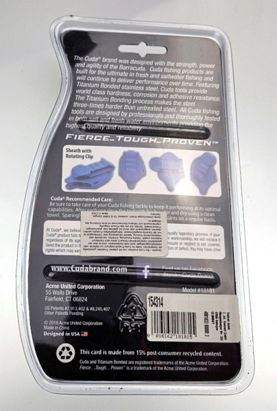 Rettungsmesser, Fischmesser, Tauchermesser, Sicherheitsklinge - CUDA – Bild 3