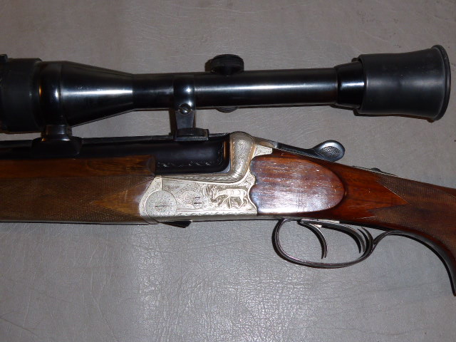 Ferlacher Büchsflinte. m. ZF. Kal. 7 x 65 R und 16 / 70. – Bild 4
