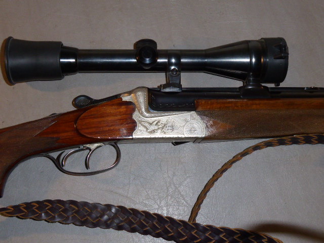 Ferlacher Büchsflinte. m. ZF. Kal. 7 x 65 R und 16 / 70. – Bild 2