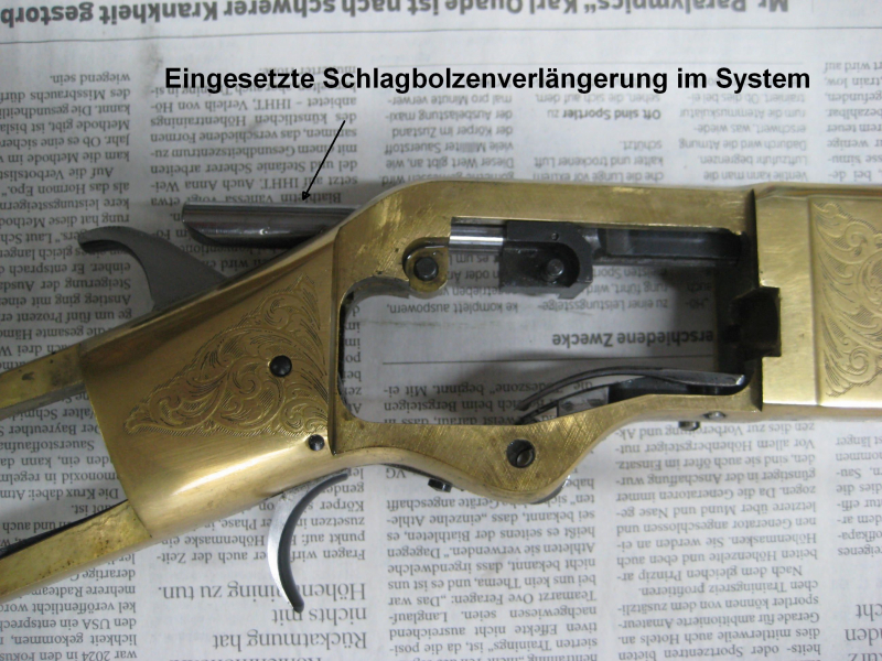 Schlagbolzenverlängerung (neu) für UHR 1866 Hege Uberti CAL. 38 Spec – Bild 4