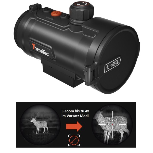 ThermTec HUNT 650L PRO LRF Wärmebildvorsatzgerät Laser Entfernungdmesser Nachtsicht Hikmicro Guide 5 – Bild 2