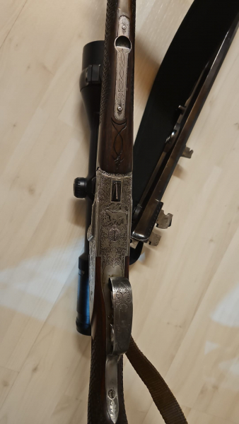 Kipplaufbüchse Sodia Ferlach Kal. 9,3x74R u. Wechsellauf in 5,6x57R inkl. Zeiss – Bild 6