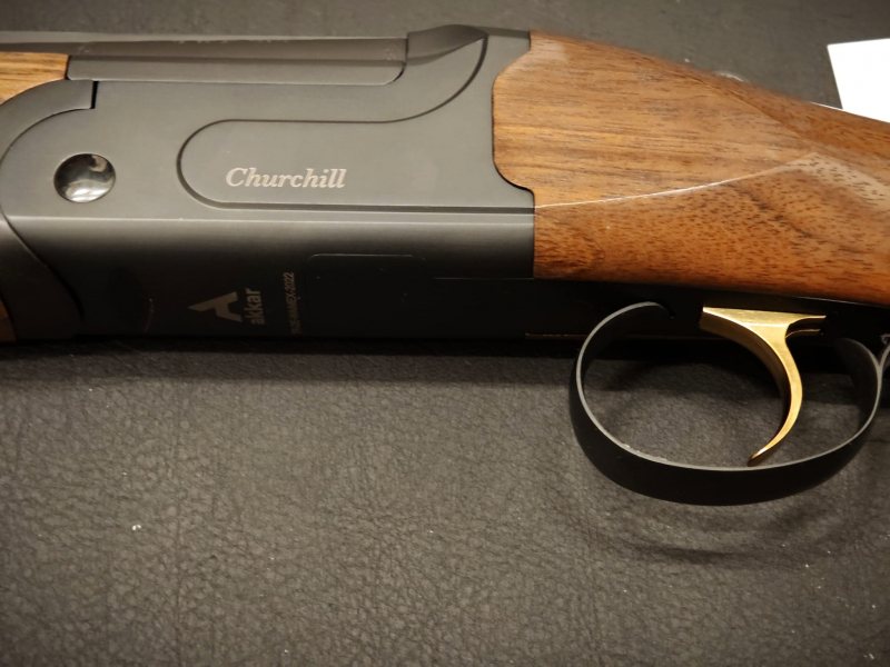 AKKAR Churchill 206E Hunting Black | 12/76 | 71cmLL | Ejektor | Wechselchokes | Bockdoppelflinte – Bild 3