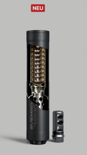 SVEMKO Genesis Schalldämpfer | .338 / 8,5mm | Titan / Inconel | Mündungsbremse M18x1 | Long Range – Bild 5