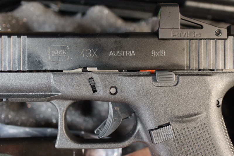 Glock 43X Gen.5 R MOS FS inkl.RMSc Shield Red Dot – Bild 2