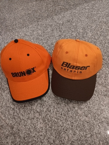 BLASER Cap + BRUNOX Cap SIGNALORANGE, bzw. Basecap,bzw. Kappe, Jagd,Sammler//NEUWERTIG! – Bild 1