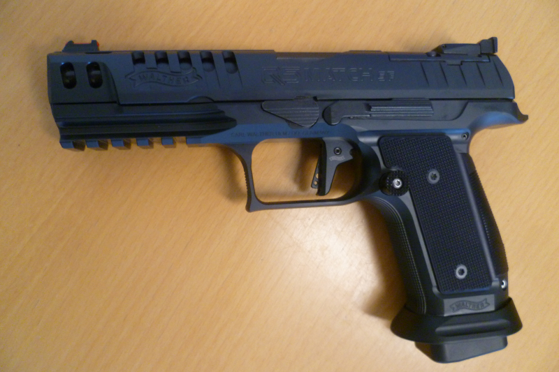 Pistole Walther Q5 Match Black Ribbon SF 9mm Luger OR Steel Frame – Bild 2