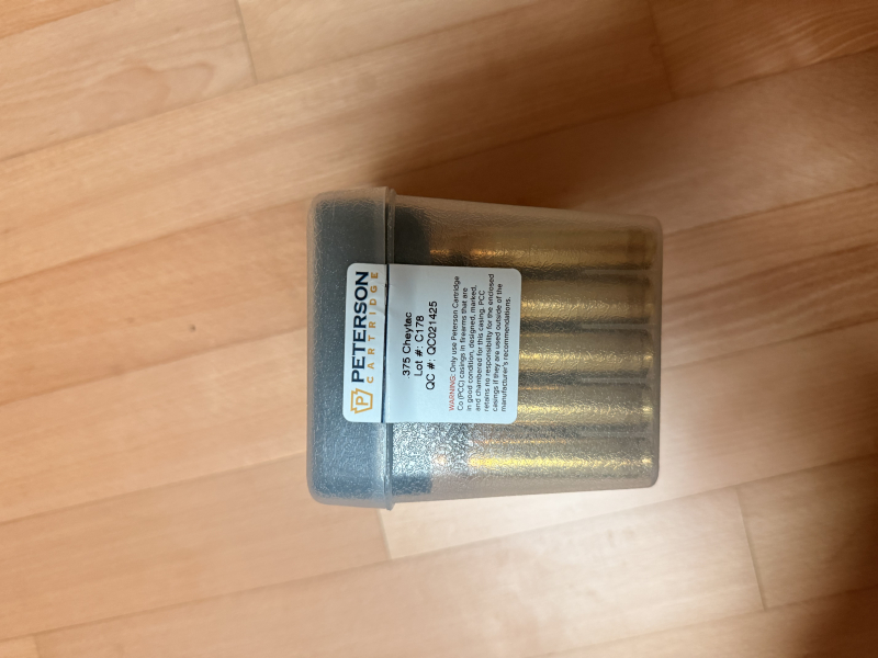 Peterson Cardridge .375 CheyTac Hülsen – nuotrauka 2