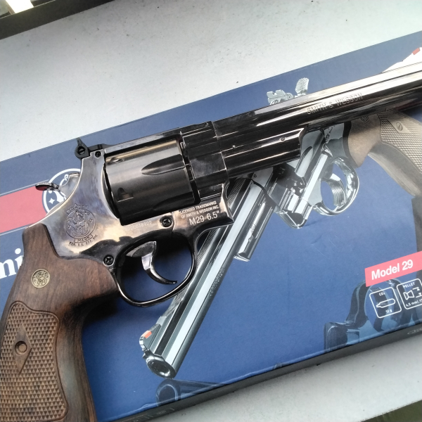 Revolver Smith & Wesson 4,5 Disbolo Co2 – billede 2