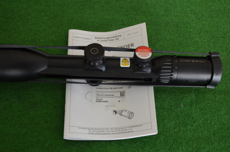 Schmidt Bender 4-16x56mm Polar T96 P LMZ 2.BE D7 1cm cw ASV Höhe/ASV Seite – Bild 3