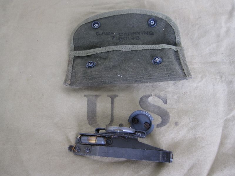 US Army M1 Garand Grenade Launcher Visieraufsatz Libelle M15 + Tasche – Bild 2