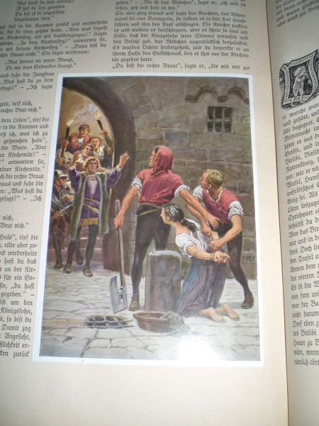Antiquarisches Buch: altes Sammelbilderalbum - Deutsche Märchen – Bild 3
