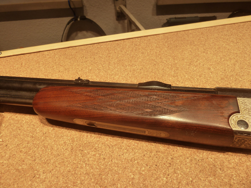 Bockbüchsflinte Blaser in 12/70 und 7x64 mit einseitiger jagdlicher Verschneidung – Bild 4