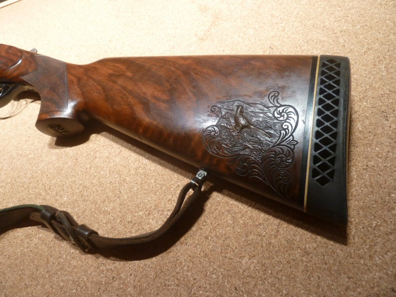 Bockdoppelflinte Rottweil 770 Jagd AL in 12/70 mit Schaftverschneidung – Bild 2