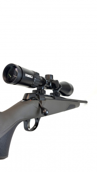 Sako 90 Finnlight Black kurz Kal. .308Win Stainless / Kunststoffschaft / Steiner Ranger 4 3-12x56 – Bild 5