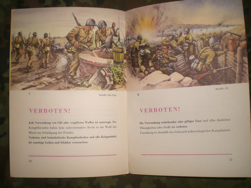 Antiquarisches Buch: Dienstvorschrift BW Land- Luft- und Seekriegsrecht – Bild 2