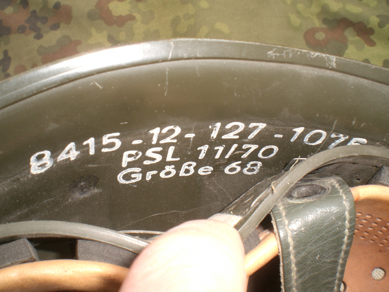 originaler BW FAllschirmjäger Stahlhelm – Bild 3