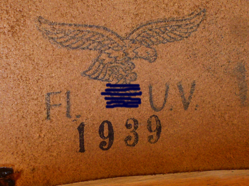 WM 2-Dorn-Schrotgürtel Luftwaffen-Stempel – Bild 2