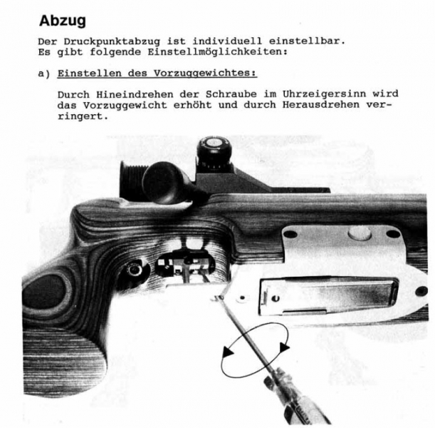Druckpunkt Match-Abzug Steyr Mannlicher SPG - auch für SSG69 und Mod. SL, L, M, S, SELTEN – Bild 3