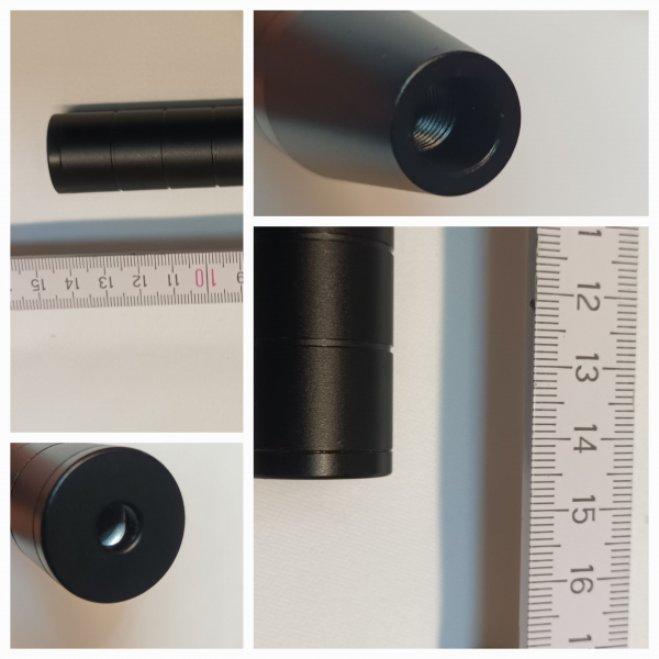 Schalldämpfer für Kurz & Langwaffe __ >F< __ 1/2" x 20 Gewinde __!__ NEU __=__ MEGA Sonderpreis !!!! – imagen 3