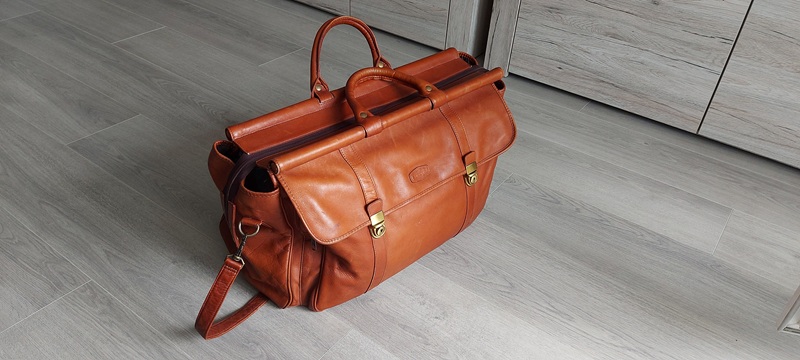Cowboy Reisetasche(leder) in "Wild West"Western-style" – Bild 4
