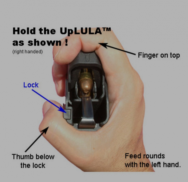 MAGLULA UpLULA™ Universal Magazinladehilfe 9mm - .45 – Bild 2