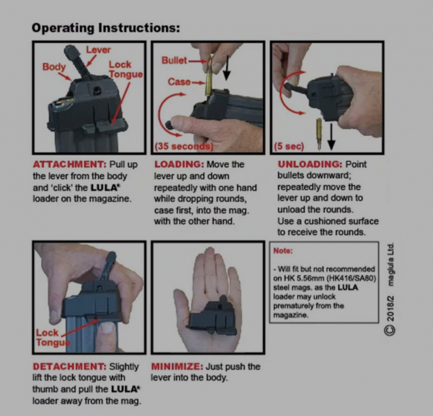 MAGLULA 5.56/.223 LULA Magazinladehilfe für AR15 – Bild 2