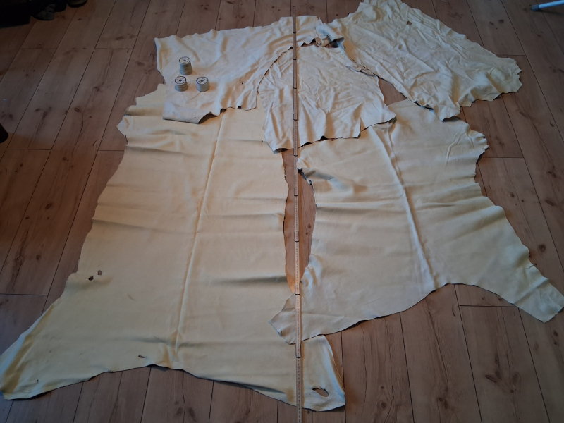 Sämisch gegerbtes Leder für Native Bekleidung – Bild 3