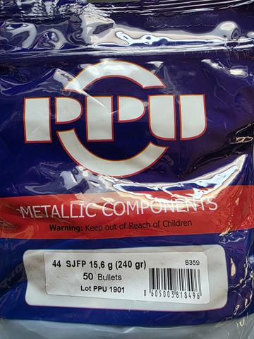 195 PPU Geschosse .429 .44Magnum 240gr – stampa 3